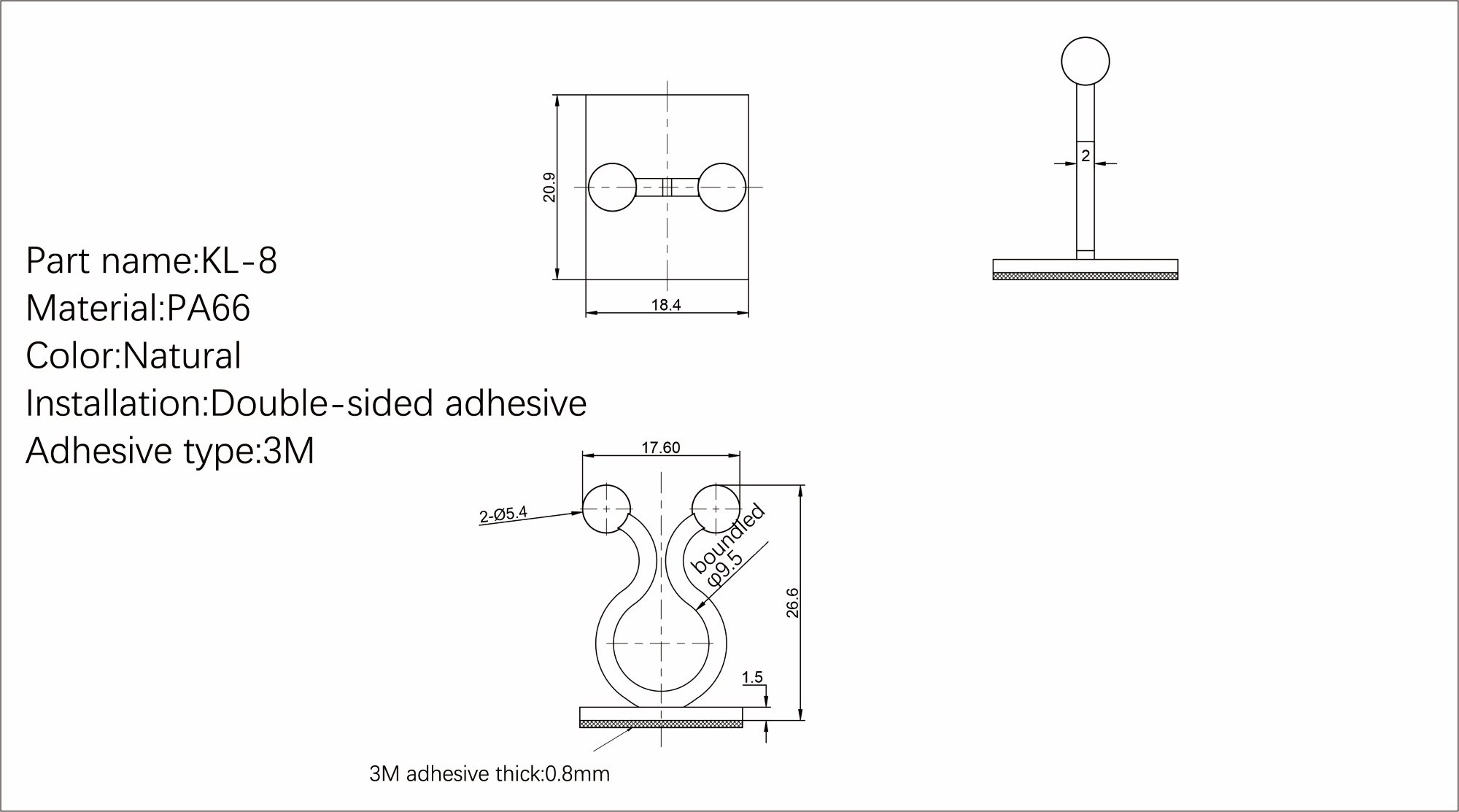 Twisted Fixed Seat KL-8